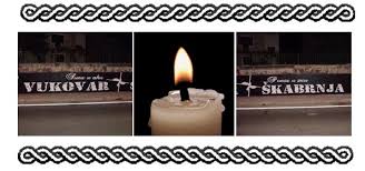 Paljenje svijeća u znak sjećanja na žrtve tragedije Vukovara i Škabrnje