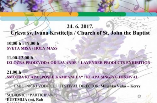 Smotra klapa “Posle kampanela” (24.06. župna crkva)